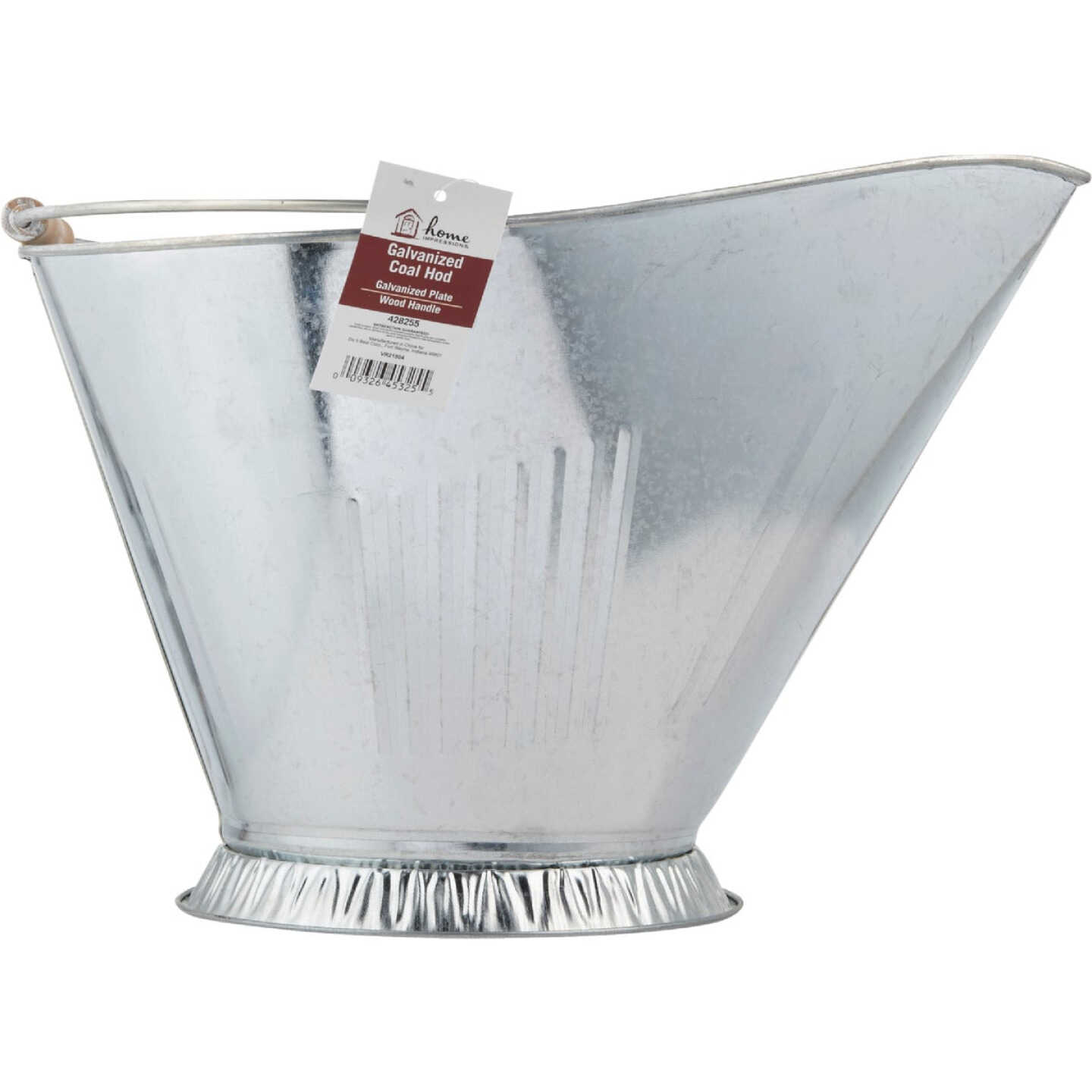 Home Impressions Wire Galvanized Coal Hod Image 2