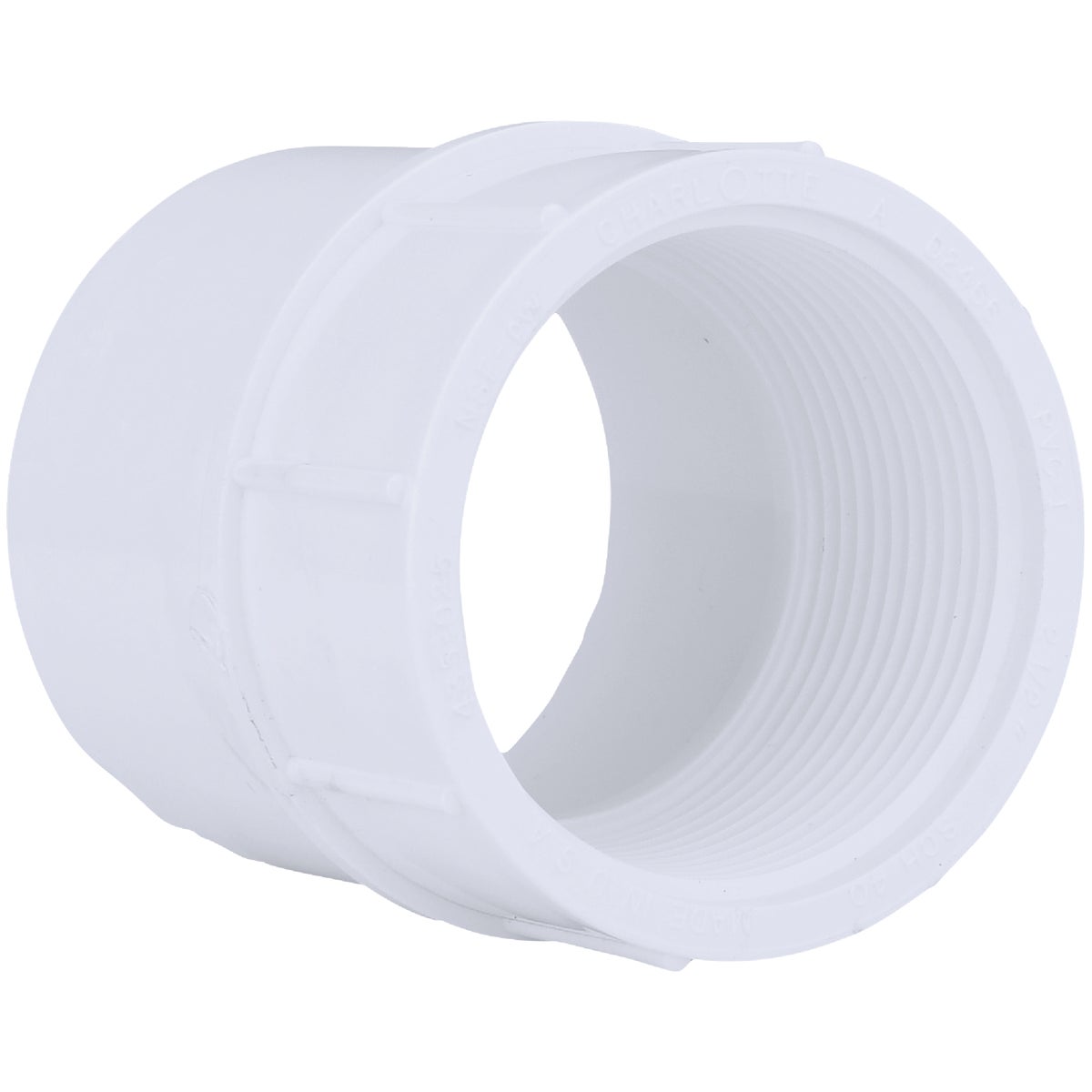Charlotte Pipe 1-1/4 In. Schedule 40 Female PVC Adapter