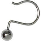 Zenna Home Chrome Ball End Shower Curtain Hook (12-Count) Image 1