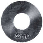 Danco 15/32 In. Black Neoprene Flat Faucet Washer Image 1