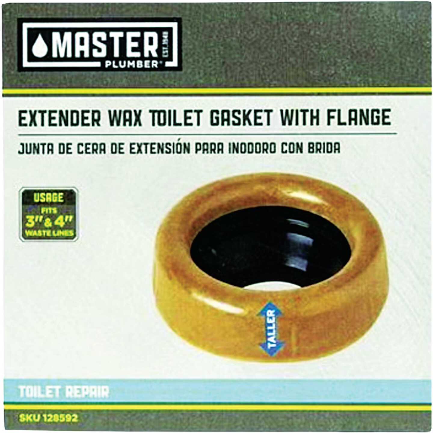 Master Plumber No. 10 No-Seep Wax Toilet Gasket Image 1