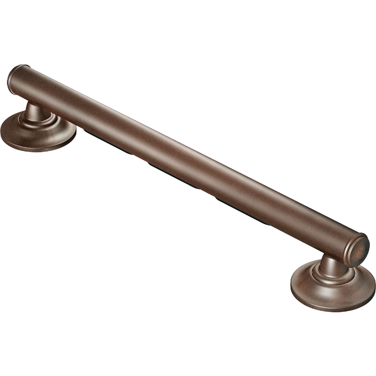 Moen Home Care 24 In. Concealed Screw Designer Grab Bar with Grip Pad, Old World Bronze