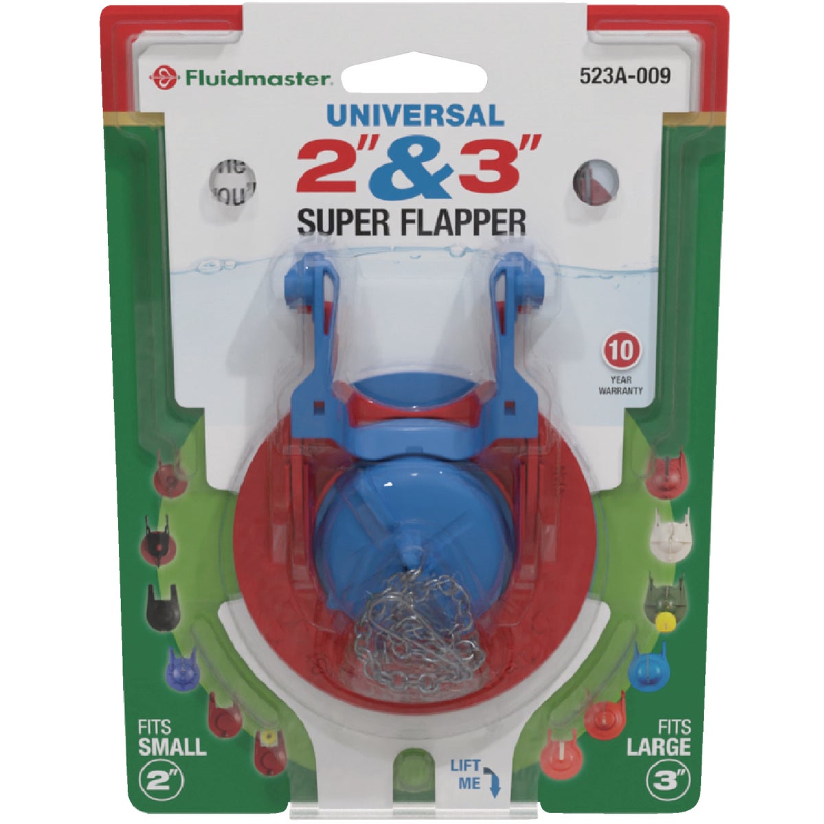 Fluidmaster Super Flapper Adjustable Rubber Universal Flapper Image 2