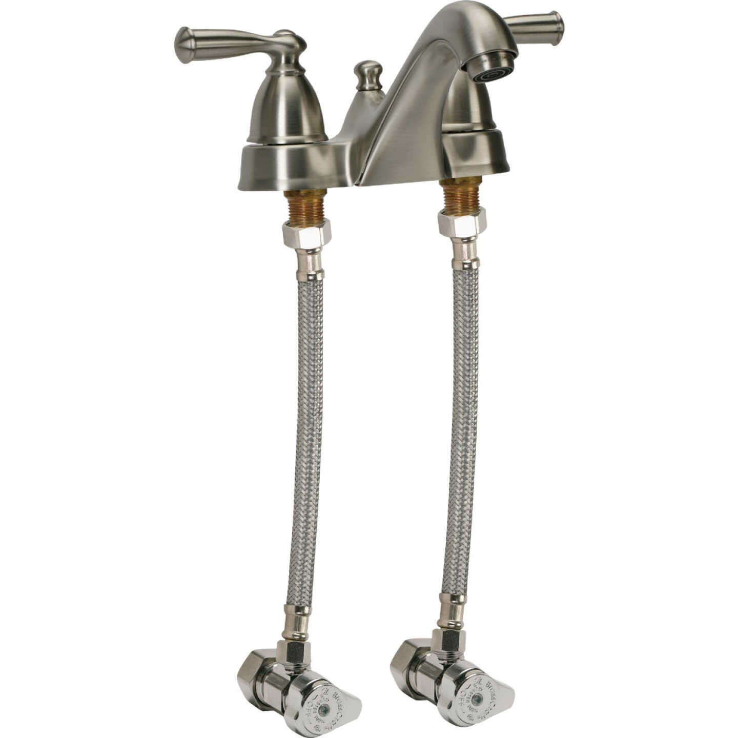 Fluidmaster 3/8 F X 1/2 In. F X 12 In. L Stainless Steel Faucet Connector Image 2