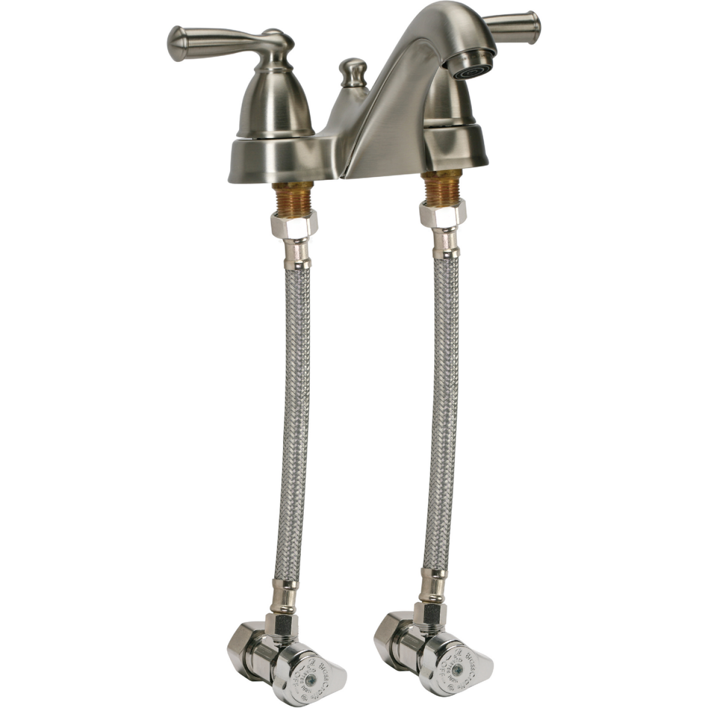 Fluidmaster 3/8 F X 1/2 In. F X 12 In. L Stainless Steel Faucet Connector Image 5