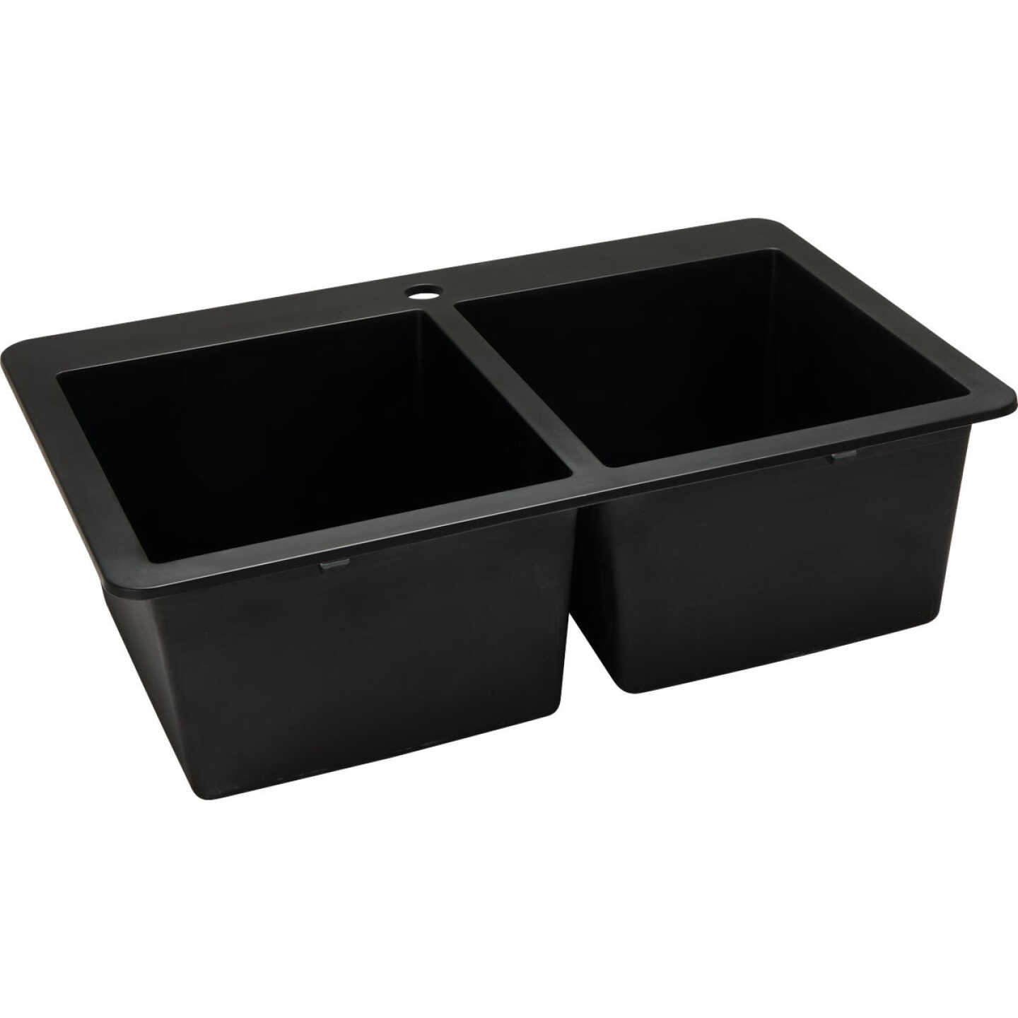 Stylebuilt 33 In. x 22 In. x 10 In. Granite/Composite Kitchen Sink Image 1