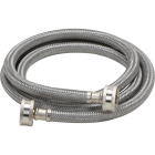 Fluidmaster 3/4 x 3/4 In. Hose Fitting x 60 In. L Braided Stainless Steel Washing Machine Hose Image 2