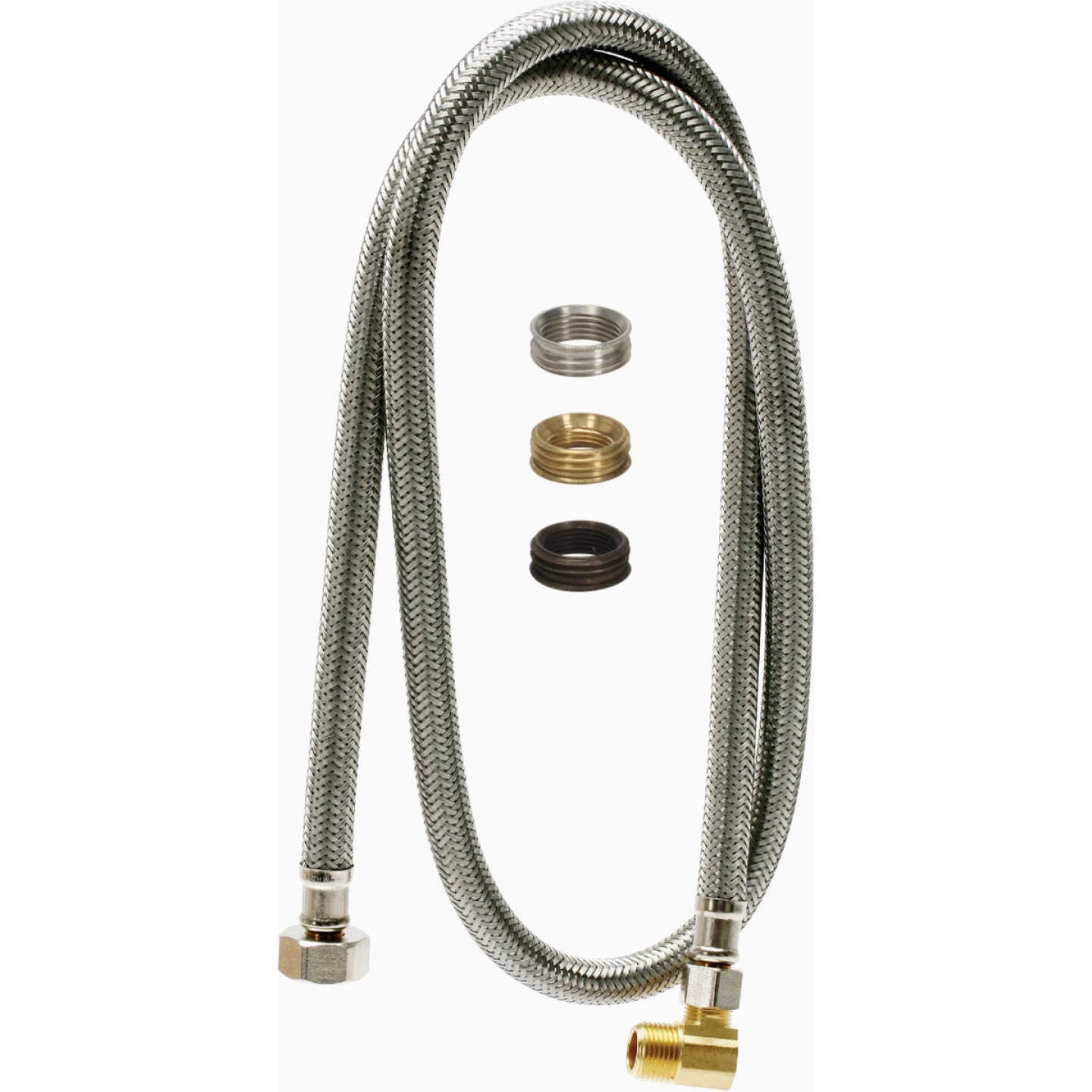 Fluidmaster Universal Fit 60 In. L Braided Stainless Steel Dishwasher Connector Image 5