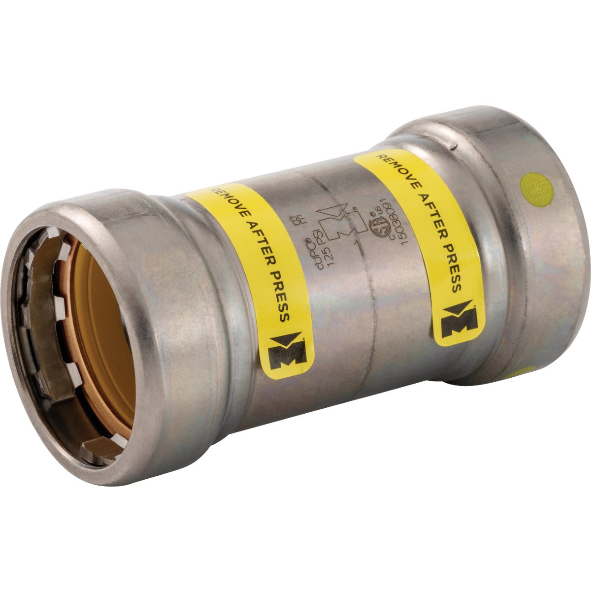 Streamline 1 In. P x P Carbon Steel No-Stop Coupling