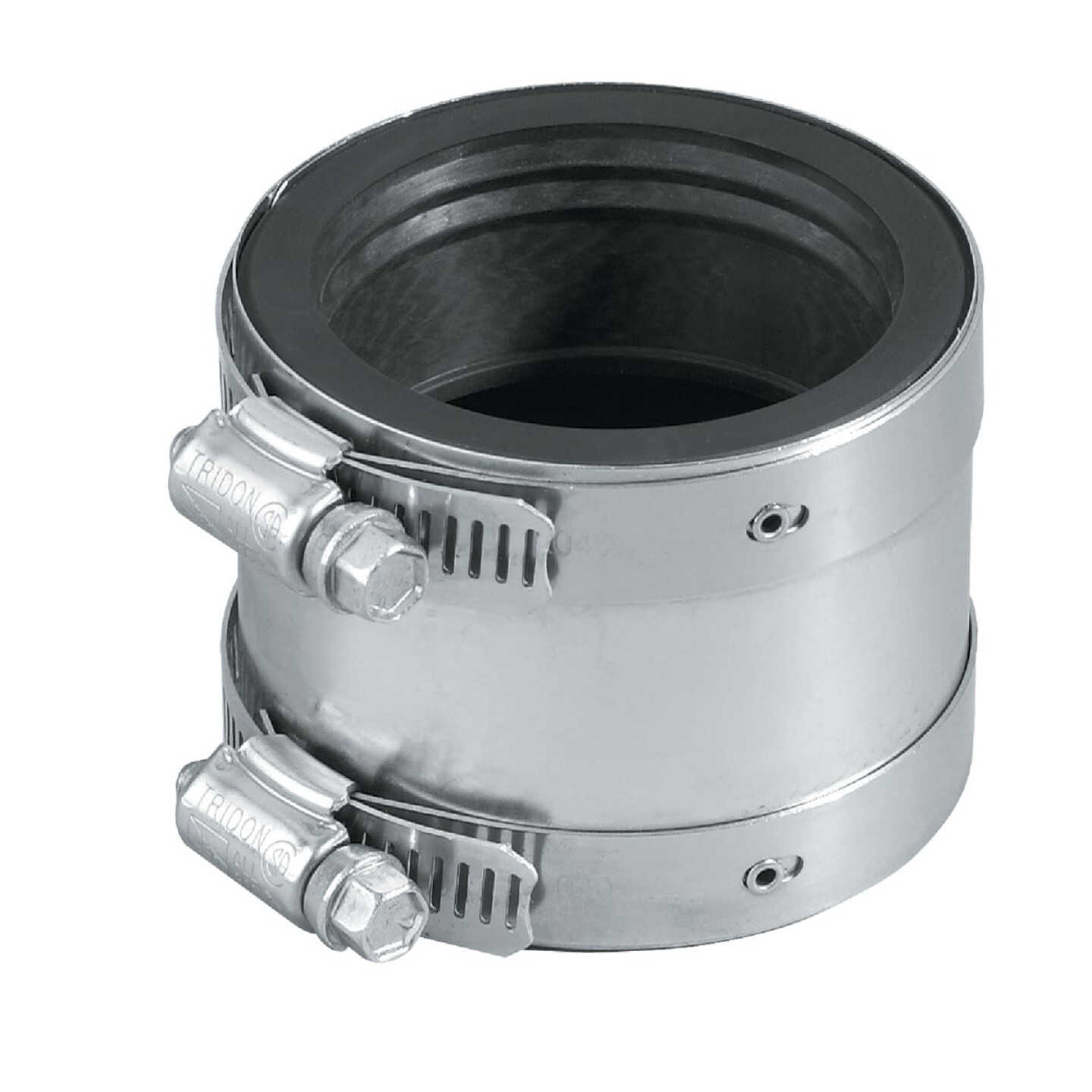 Proflex 1-1/2 In. x 1-1/2 In. PVC Shielded Coupling - Cast-Iron to Plastic, Steel, Extra-Heavy Cast Iron Image 1
