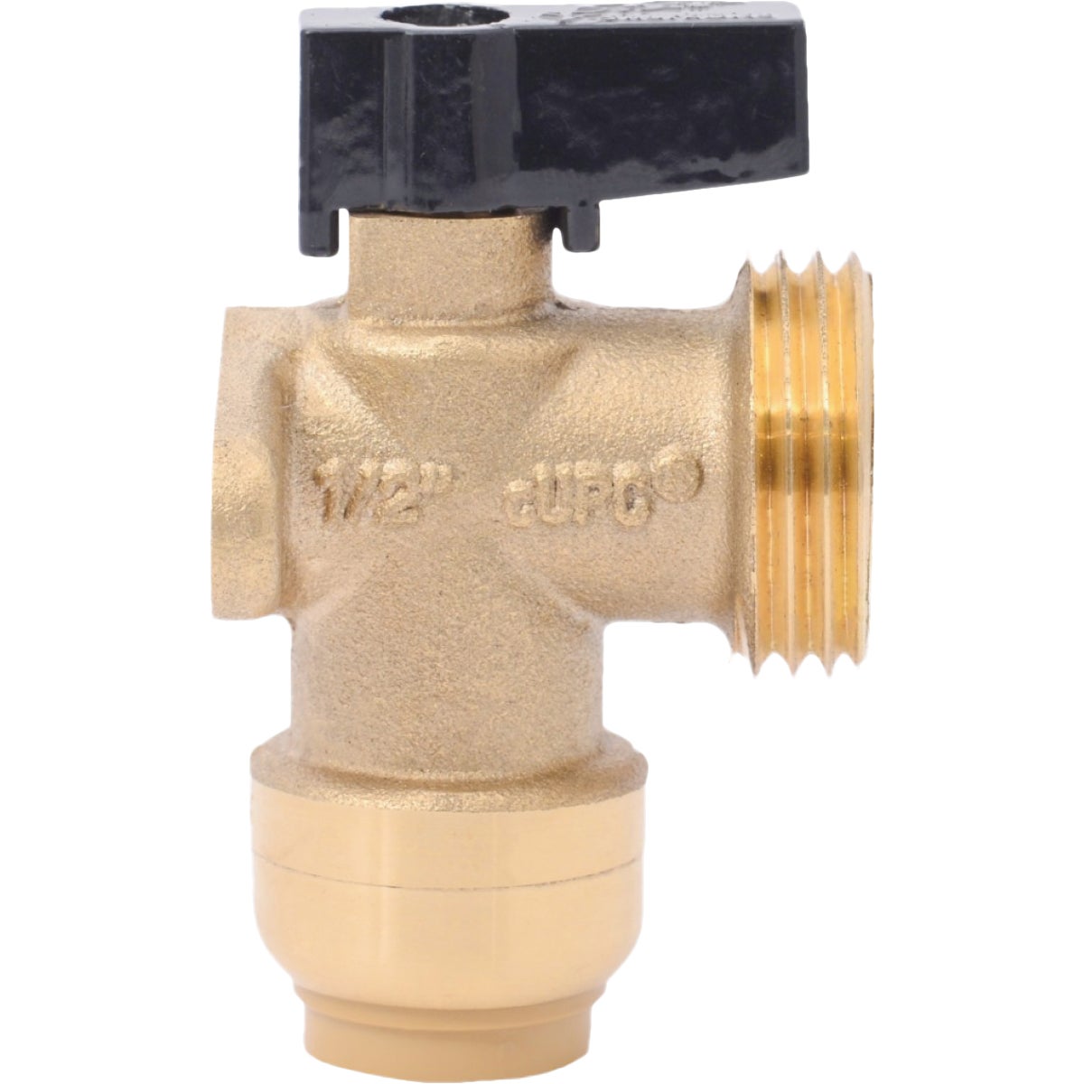 SharkBite 1/2 in. x 3/4 in. MHT Push-to-Connect Angle Washing Machine Valve Image 4