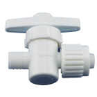 Flair-it 1/2 In. P x 3/8 In. Compression Plastic White Straight Valve Image 1
