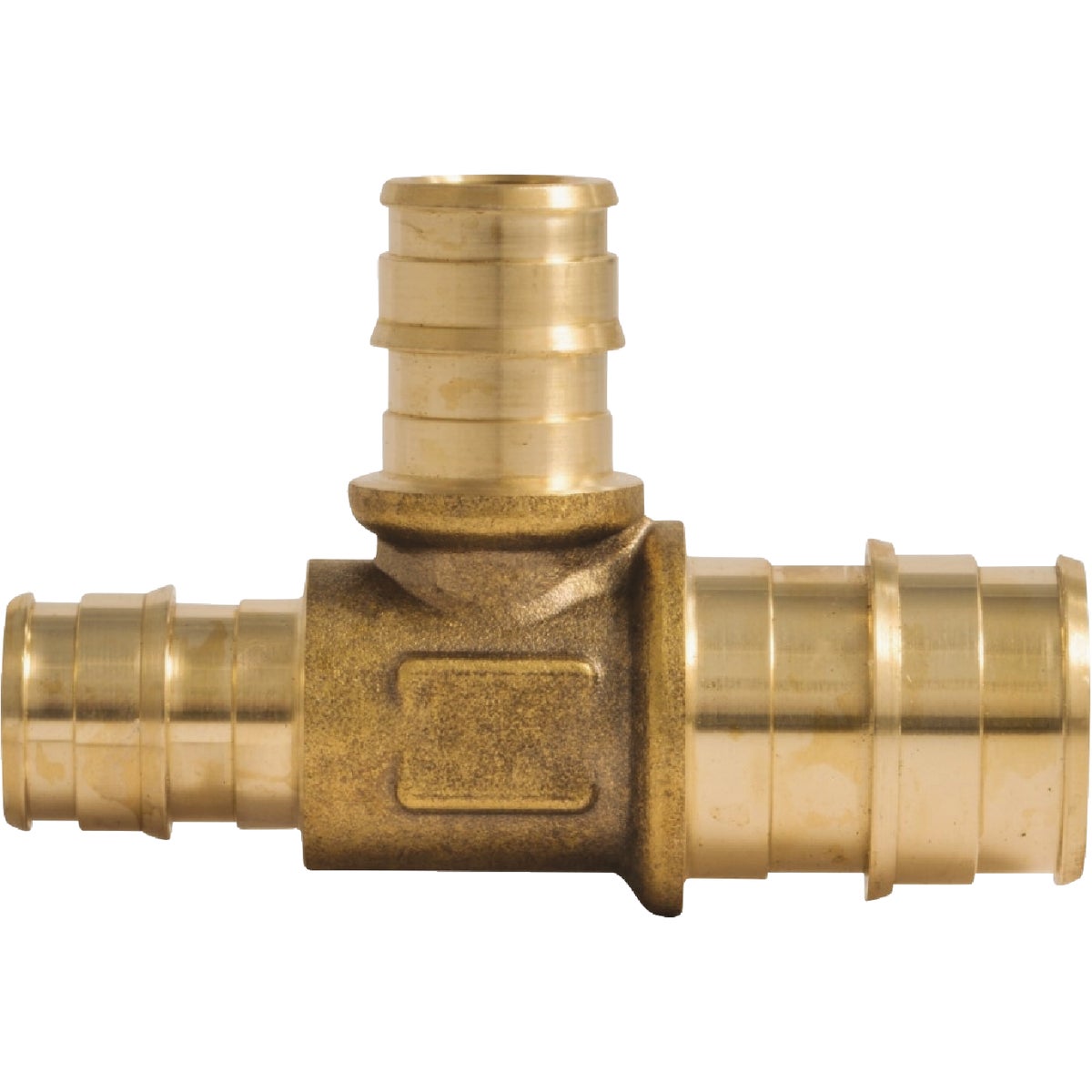 SharkBite PEX-A Brass 3/4 In. x 1/2 In. x 1/2 In. Tee Image 3