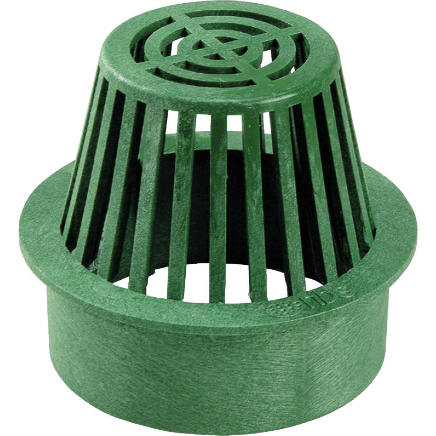 NDS 3 In. Green Structural Foam Polyethylene Atrium Drain Grate Image 1