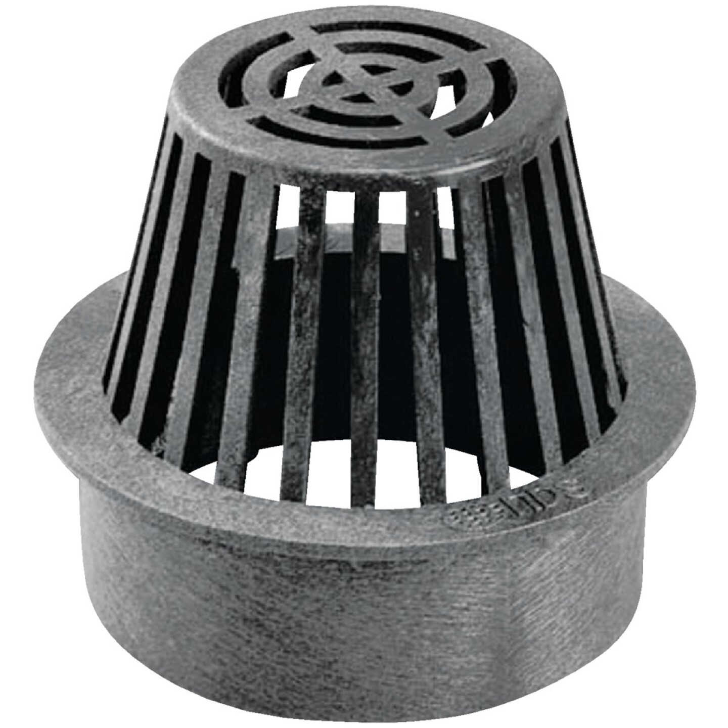 NDS 3 In. Black Structural Foam Polyethylene Atrium Drain Grate Image 1
