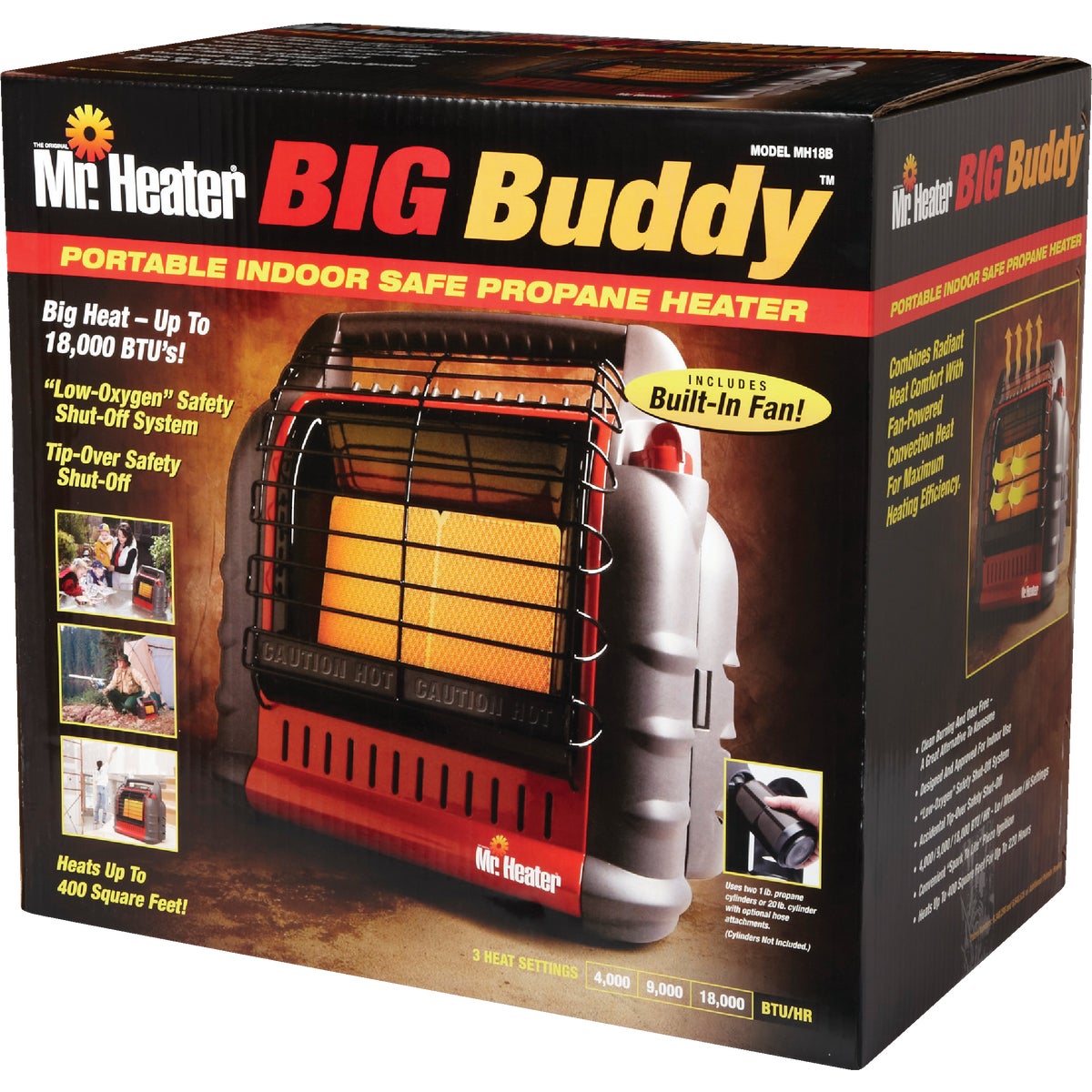 MR. HEATER Big Buddy 18,000 BTU Radiant Propane Heater Image 6