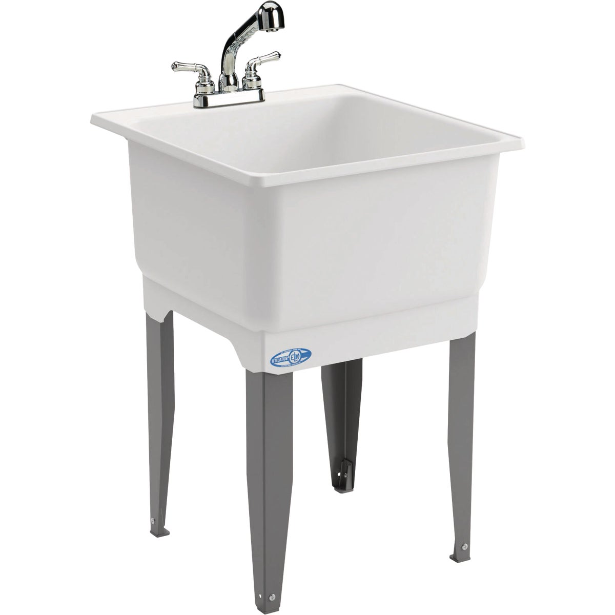 Mustee Utilatub 20 Gal. 23 In. W x 25 In. L Laundry Tub Combo Kit Image 1