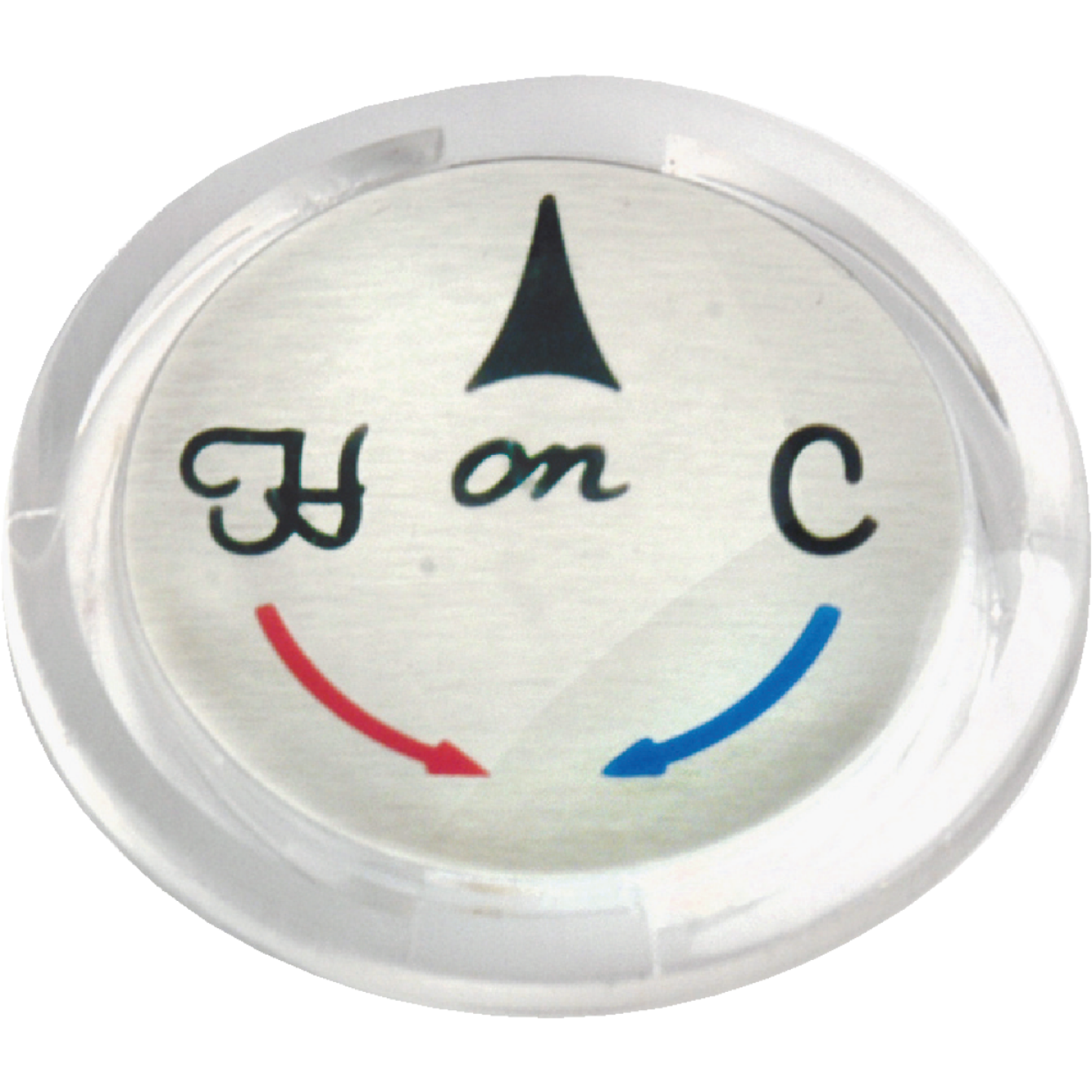 Danco Delta Index Crystal Handle Button Image 1