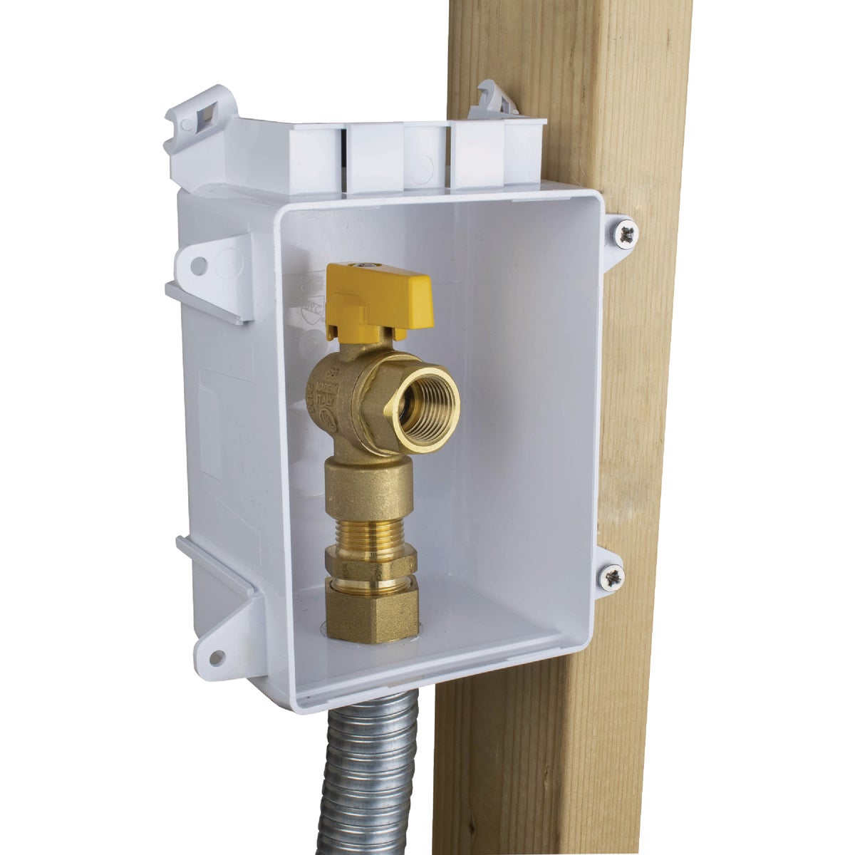 Pro-Flex 1/2 In. White Gas Outlet Box