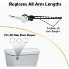 Korky Universal White Flush Tank Lever with Plastic Handle Image 4