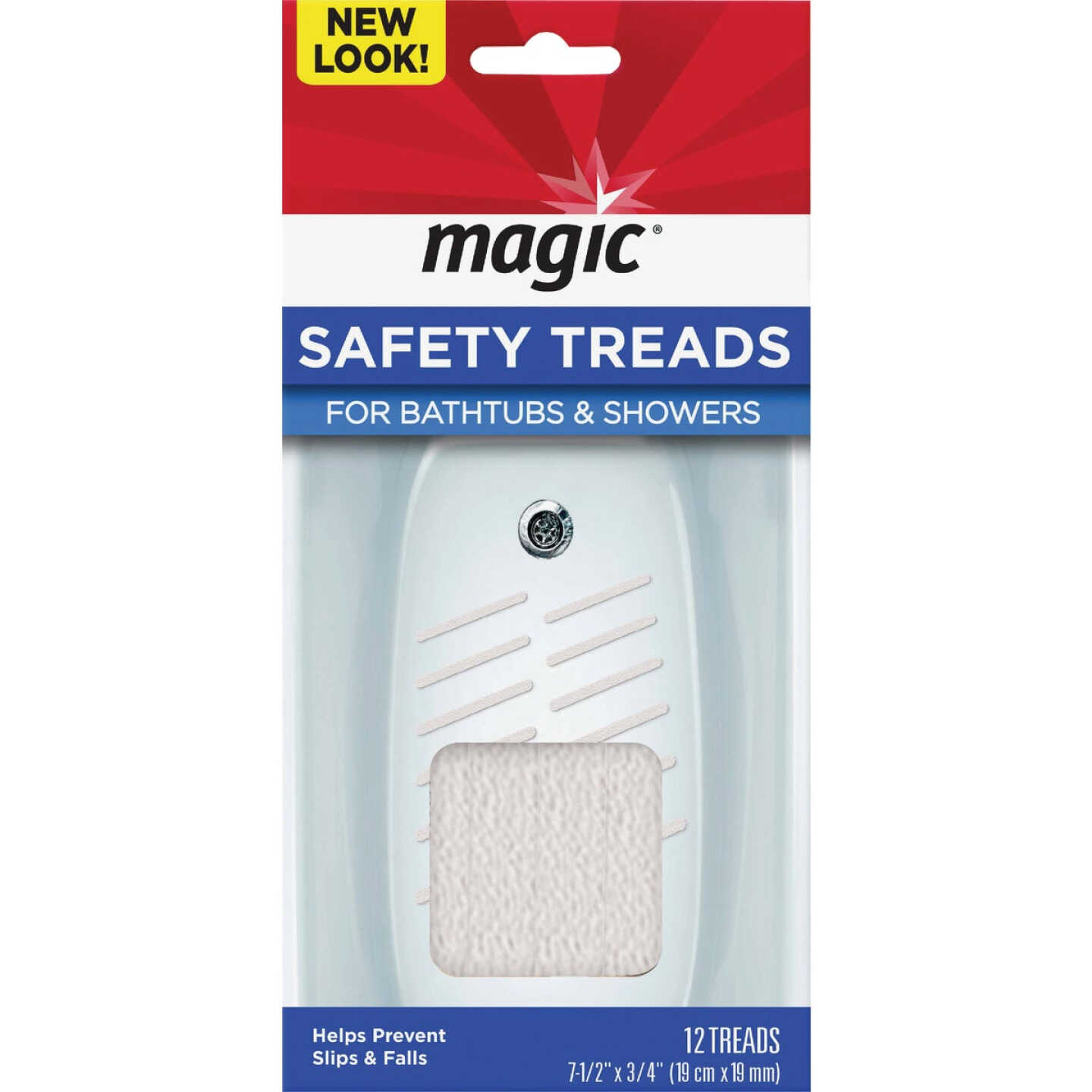 Magic 7.5 In. X 0.75 In. Bathtub Safety Treads Image 1