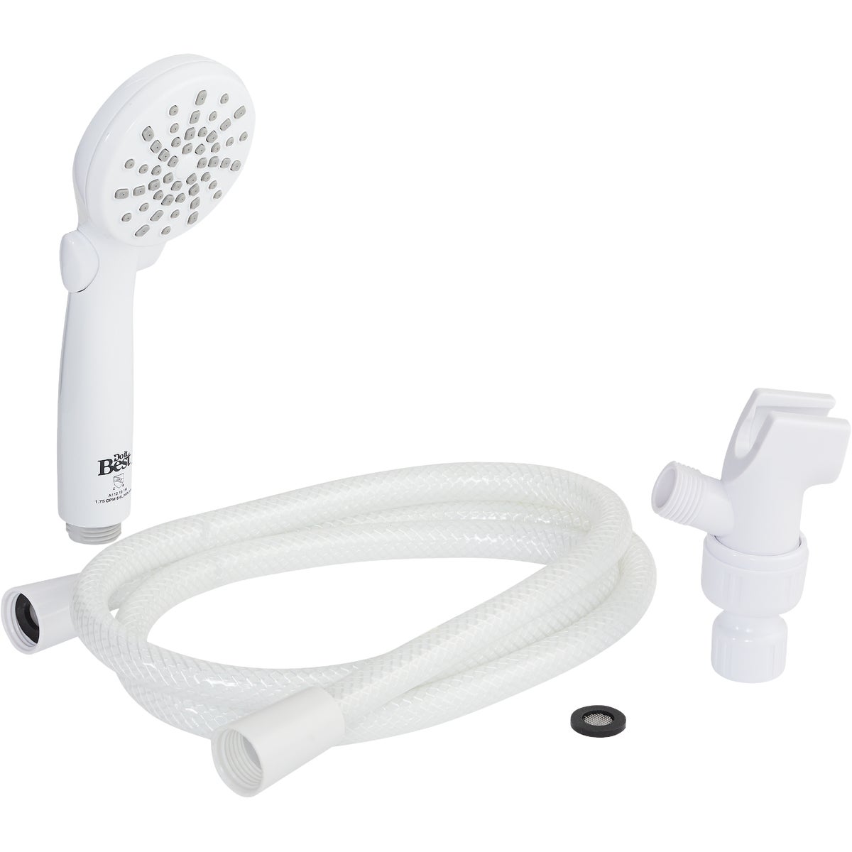 Home Impressions 2-Spray 1.8 GPM Handheld Shower Head, White Image 3