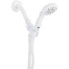 Home Impressions 2-Spray 1.8 GPM Handheld Shower Head, White Image 1