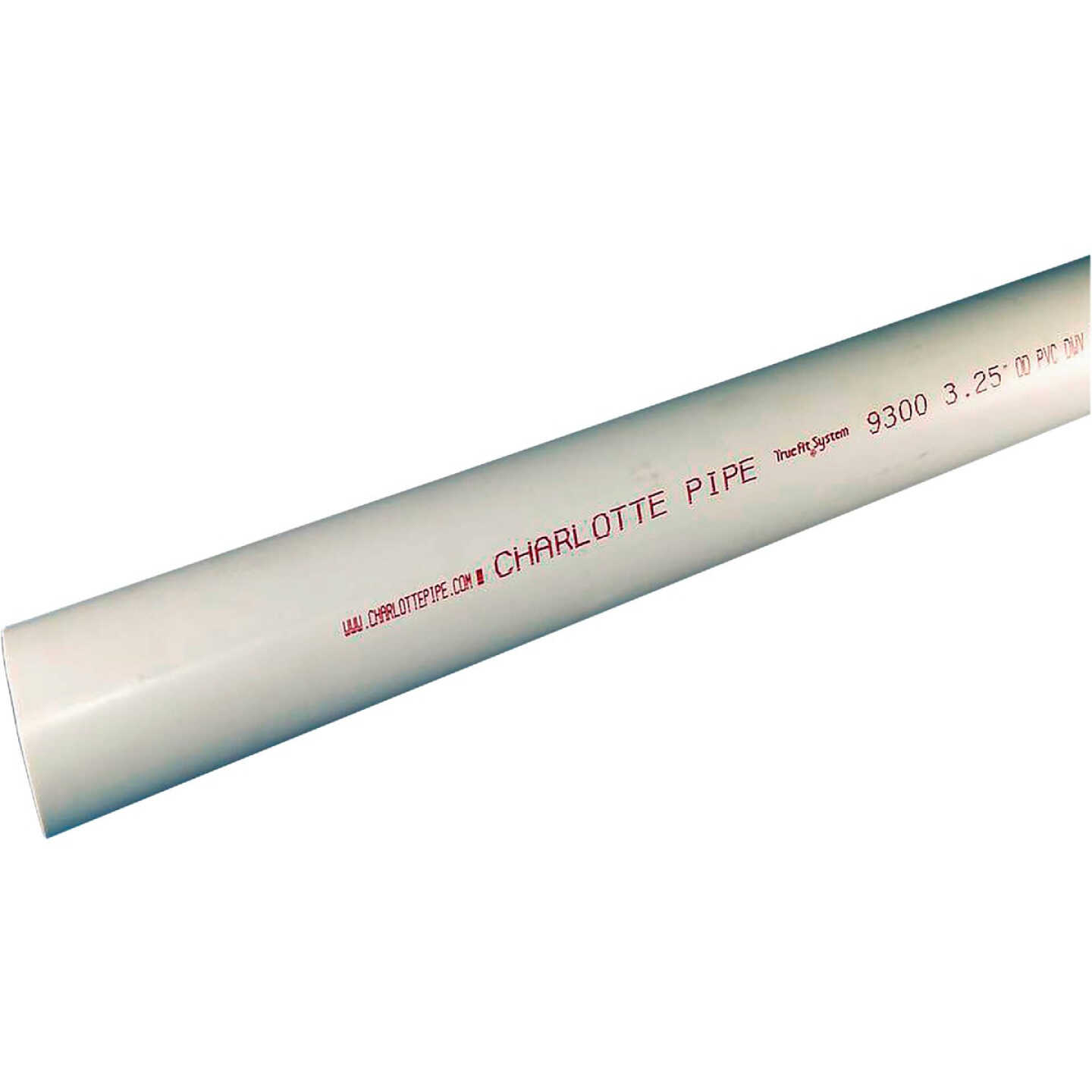 Charlotte Pipe 3 In. x 10 Ft. Schedule 30 Rigid PVC-DWV Pipe Image 1
