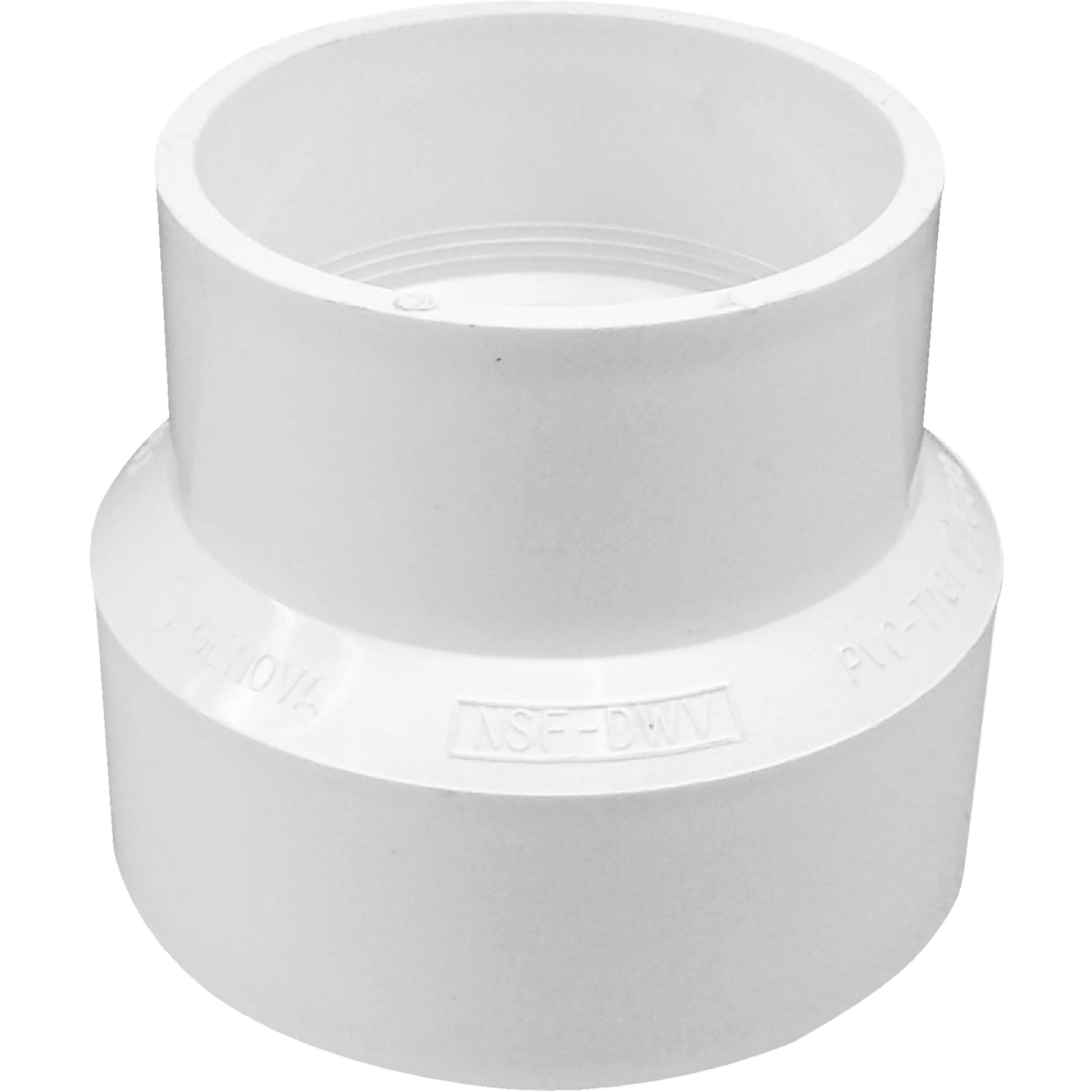 Charlotte Pipe 4 In. Schedule 30 DWV 600 Series PVC Coupling Image 1