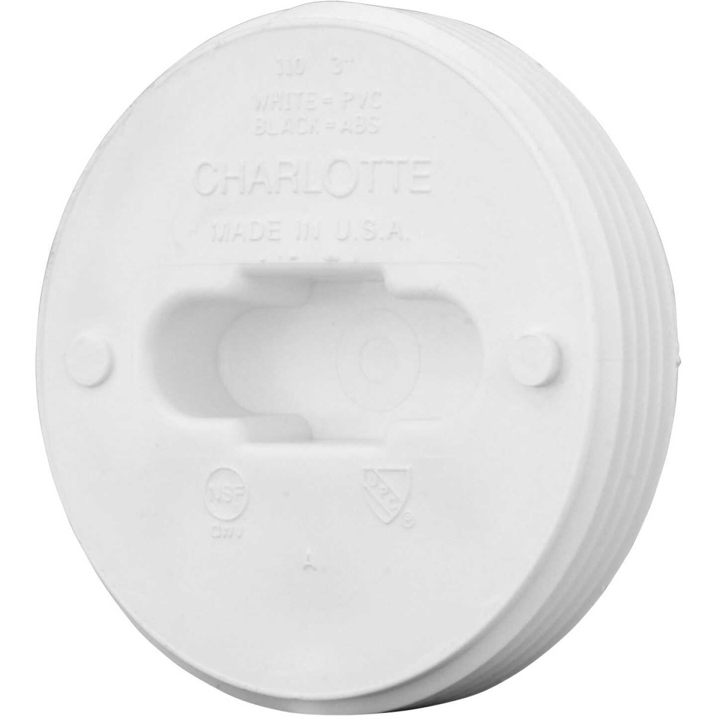 Charlotte Pipe 3 In. Schedule 40 DWV Toe-Saver PVC Floor Plug Image 1