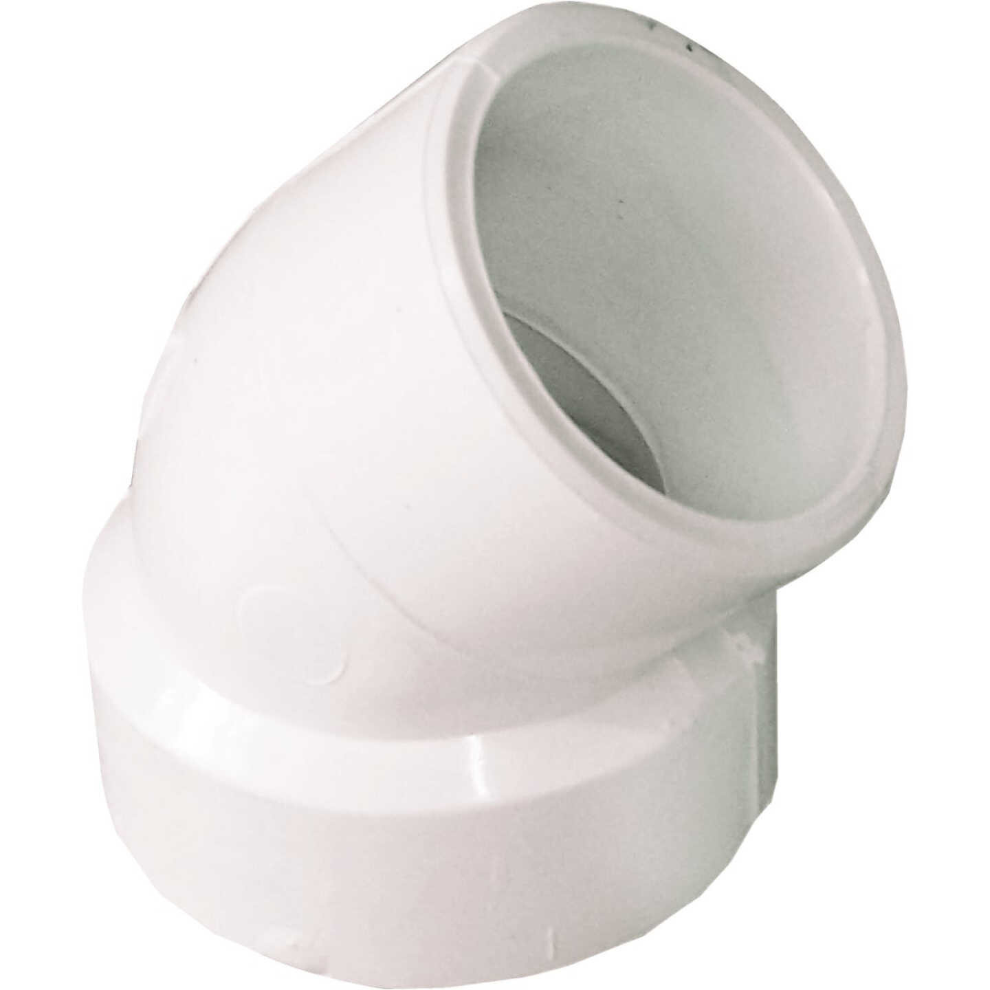 IPEX 1-1/2 In. Schedule 40 45 Deg. DWV PVC Street Elbow (1/8 Bend) Image 1