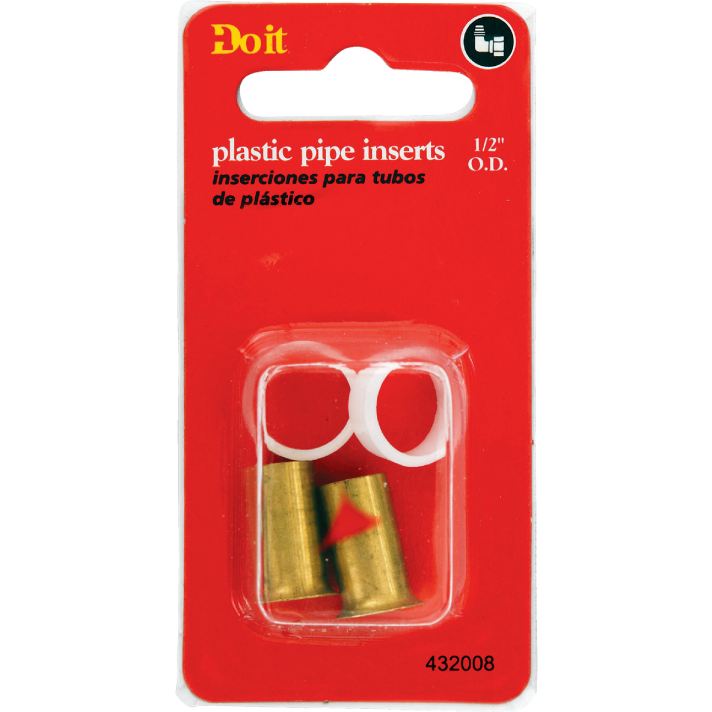 Do it 1/2 In. Brass Compression Insert (2-Pack) Image 2