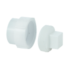 Charlotte Pipe 1-1/2 In. SPG x 1-1/2 In. FIP Schedule 40 DWV PVC Cleanout with Threaded Plug Image 1