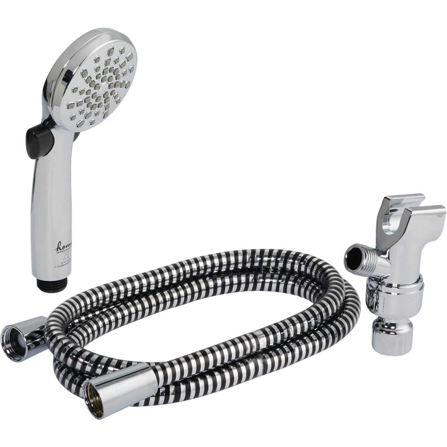 Home Impressions 2-Spray 1.8 GPM Handheld Shower Head, Chrome Image 3