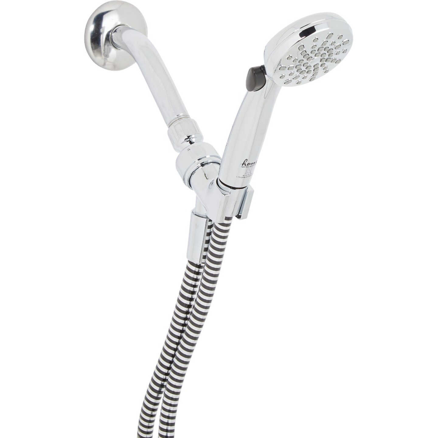 Home Impressions 2-Spray 1.8 GPM Handheld Shower Head, Chrome Image 1