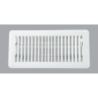 Home Impressions 4 In. x 10 In. White Steel Floor Register Image 1