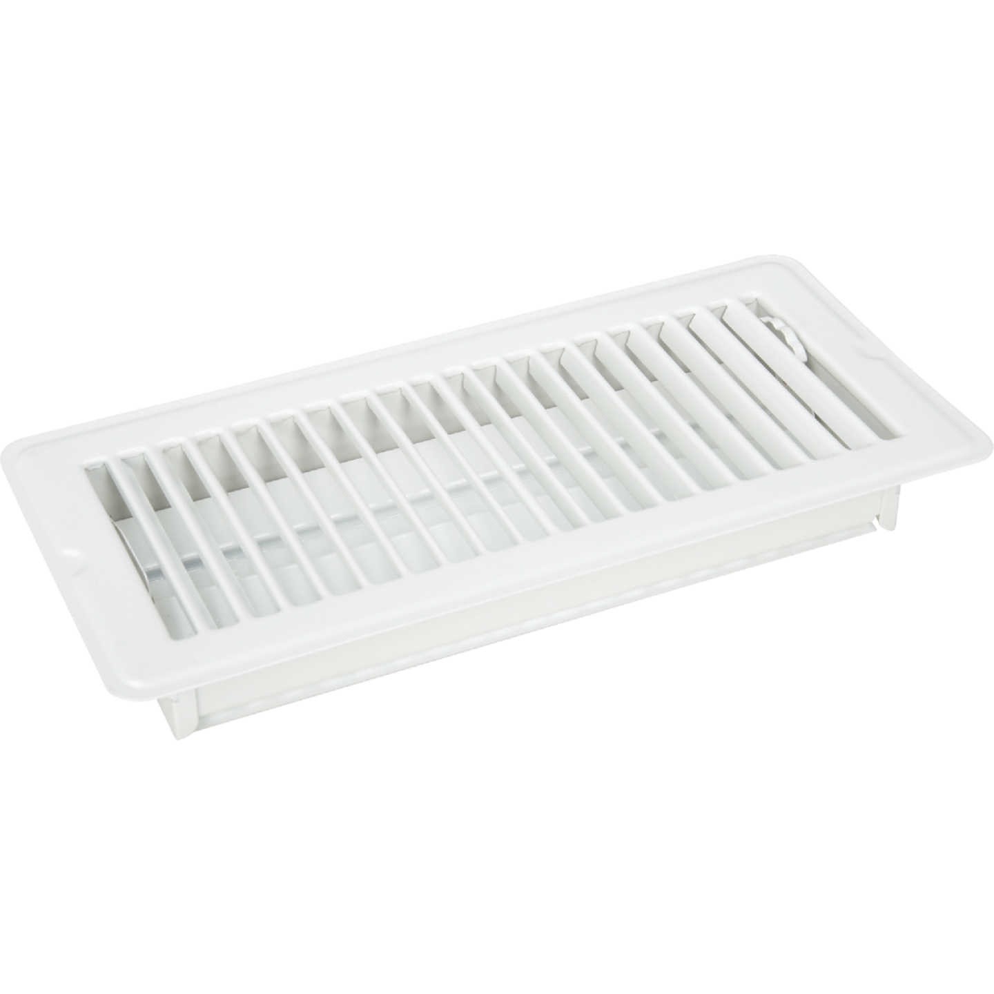 Home Impressions 4 In. x 10 In. White Steel Floor Register Image 2