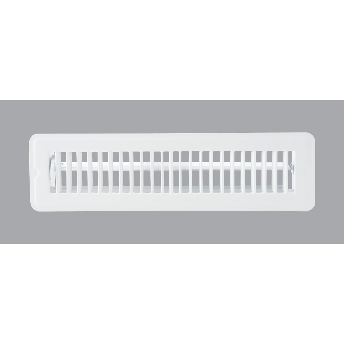 Home Impressions 2-1/4 In. x 12 In. White Steel Floor Register