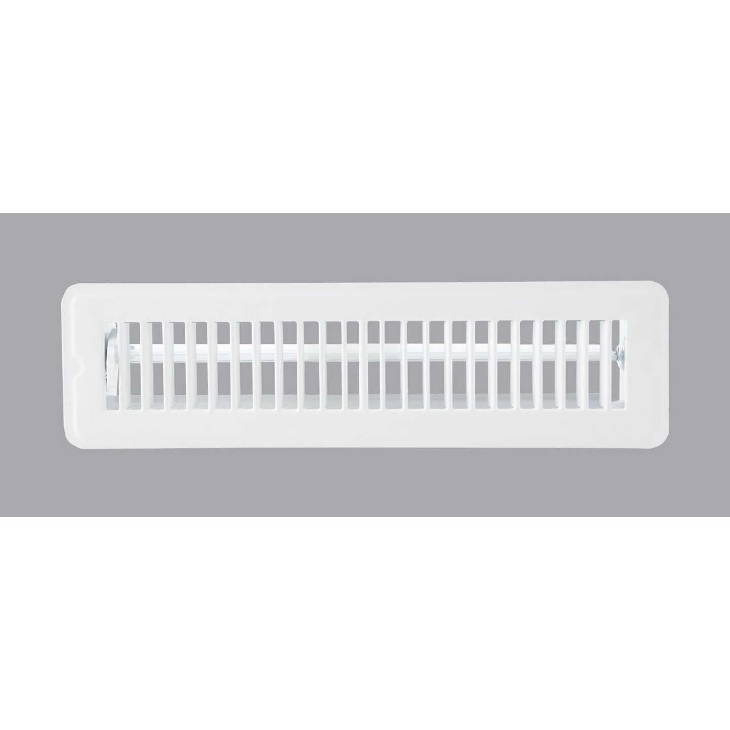 Home Impressions 2-1/4 In. x 12 In. White Steel Floor Register Image 1