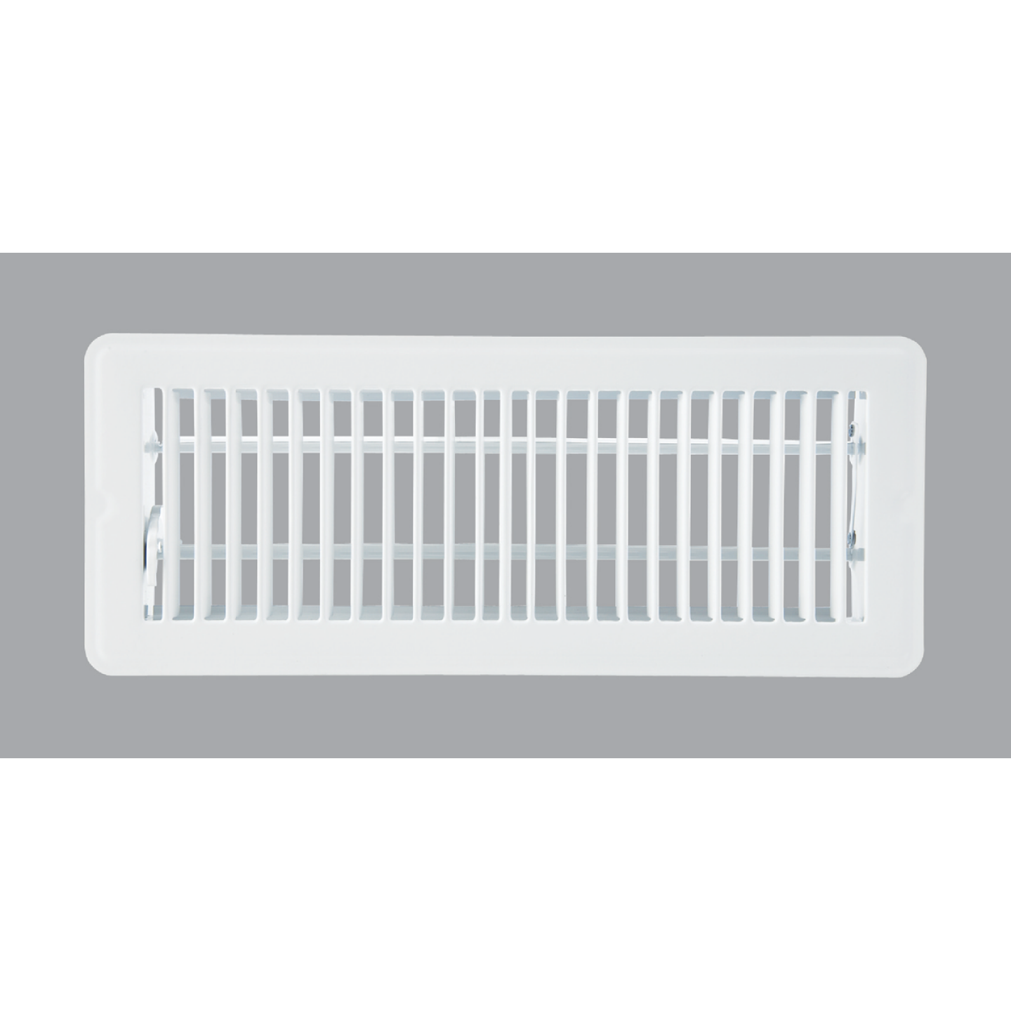 Home Impressions 4 In. x 12 In. White Steel Floor Register Image 1