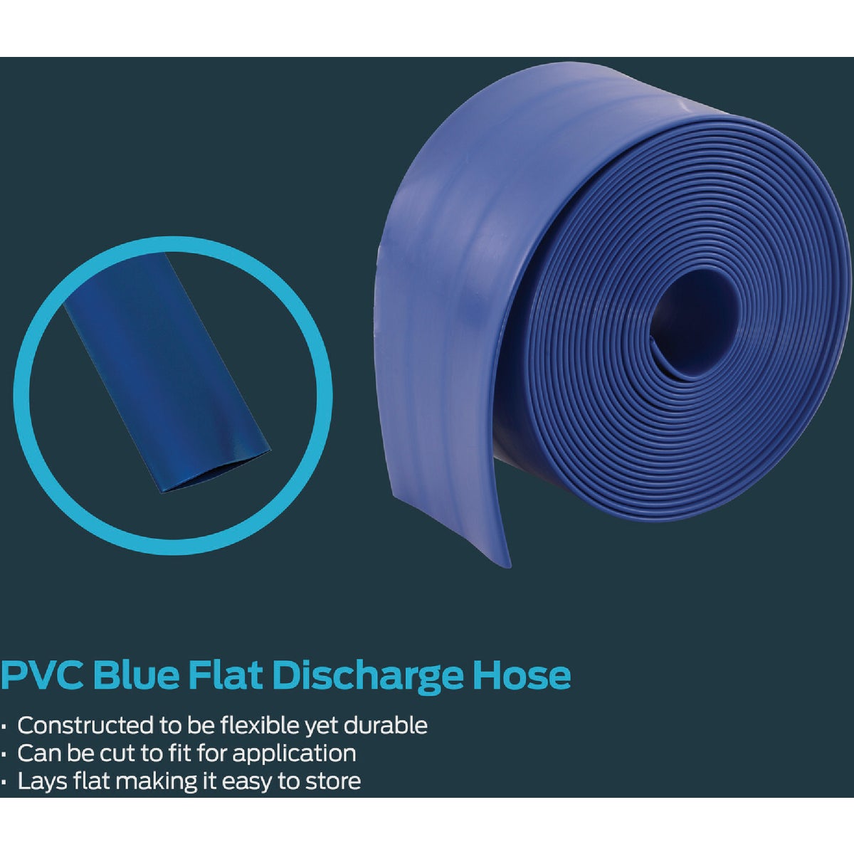 EZ-Flo 30 Ft. x 1-1/2 In. ID Flat Discharge Hose Image 5