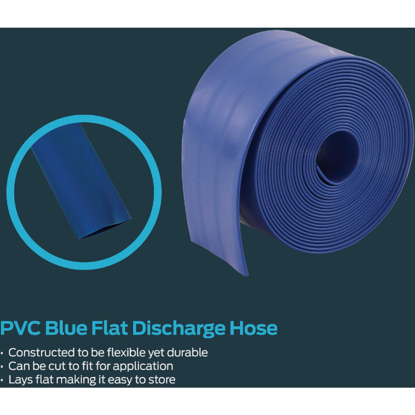 EZ-Flo 30 Ft. x 1-1/2 In. ID Flat Discharge Hose Image 5