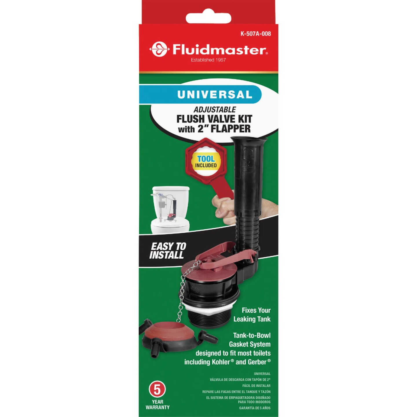 Fluidmaster Universal Toilet Repair Kit Image 7
