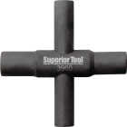 Superior Tool 4-Way Sillcock Faucet Key Image 1