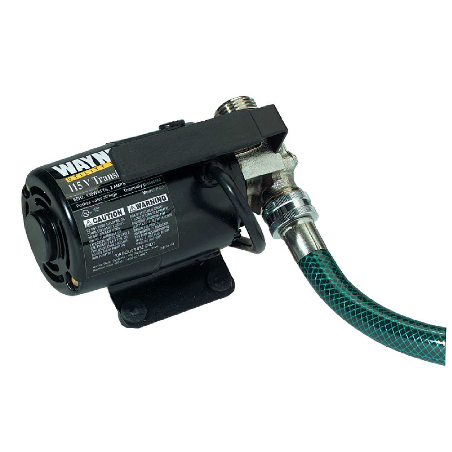 Wayne 1/2 HP 115V 340 GPH Lift Portable Pump Image 1