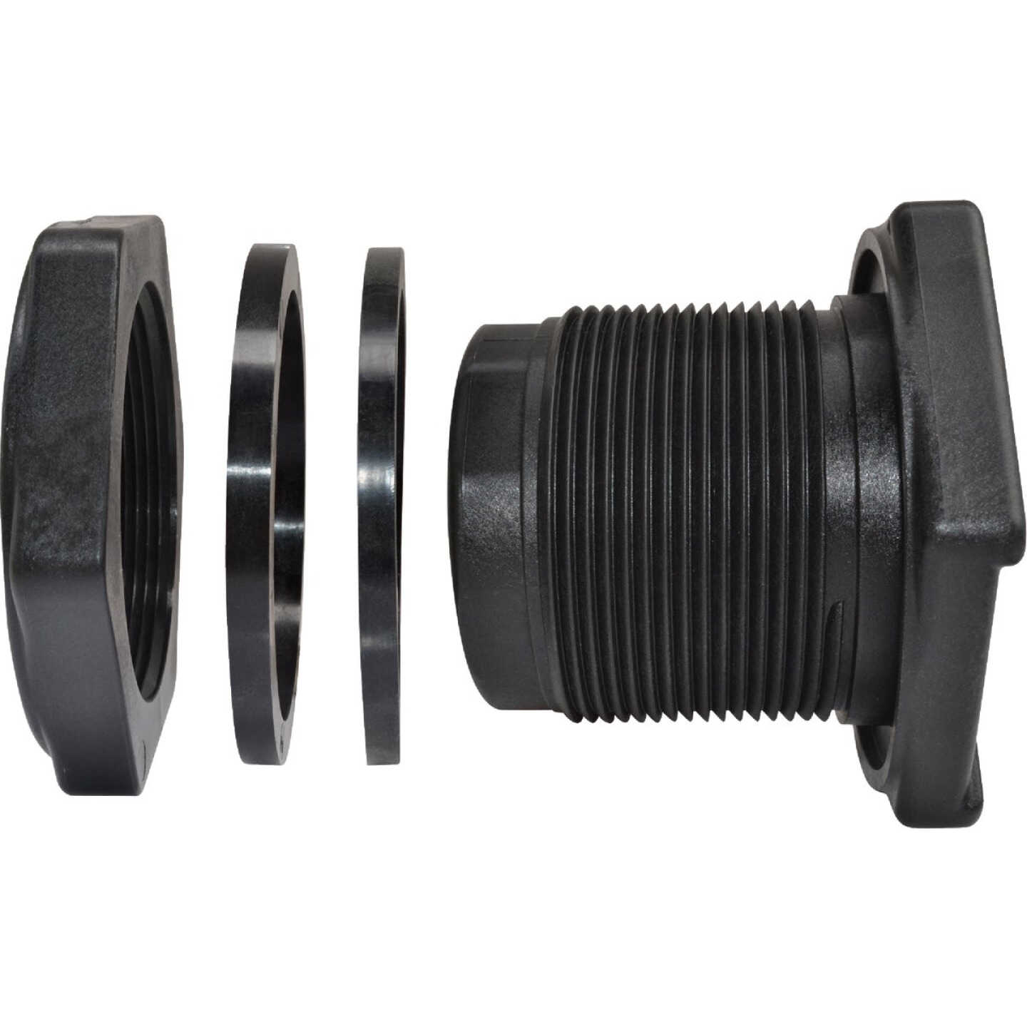 Abbott 1-1/2 In. Polypropylene Bulkhead Fitting Image 2