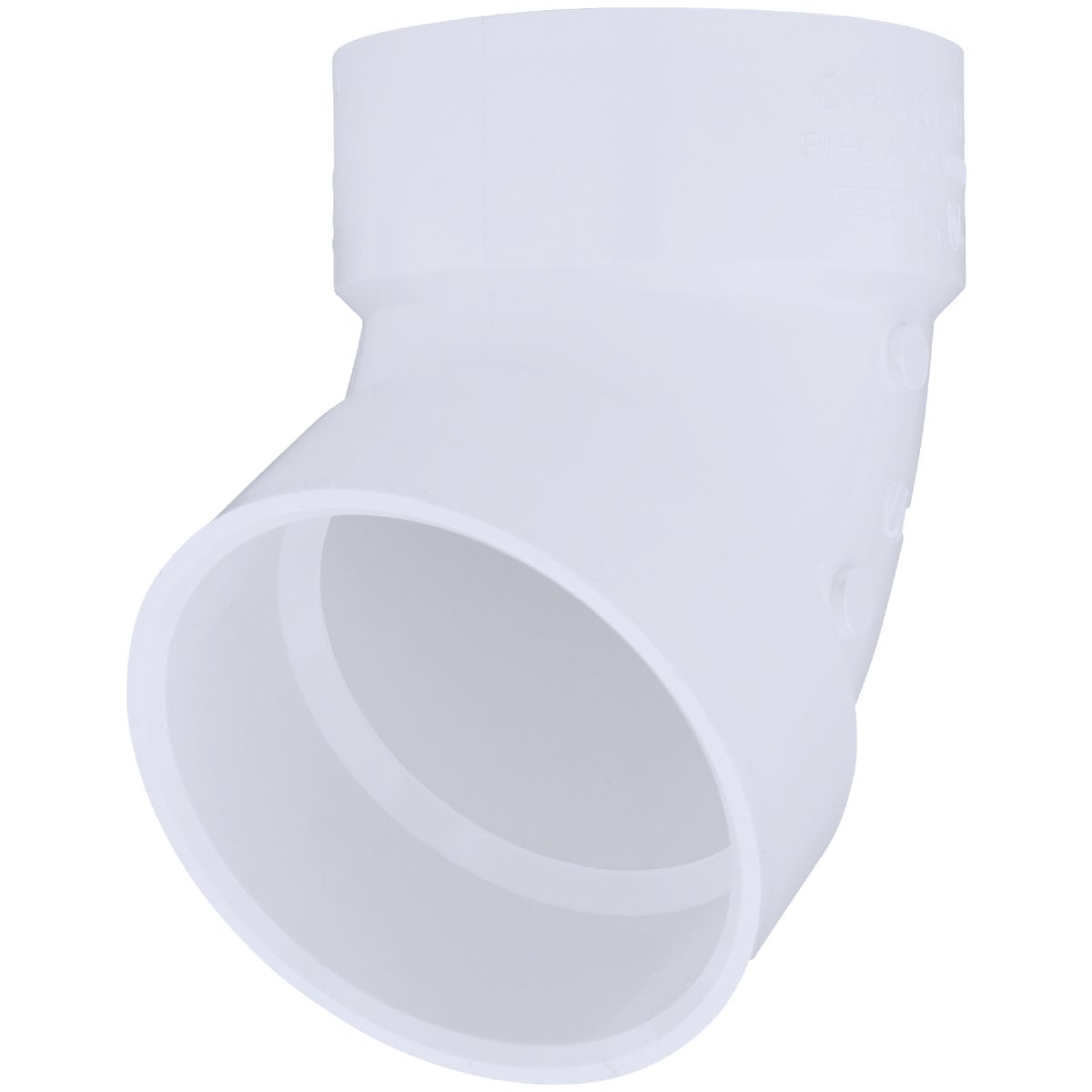 Charlotte Pipe 4 In. Schedule 40 60 Deg. DWV PVC Elbow (1/6 Bend) Image 1