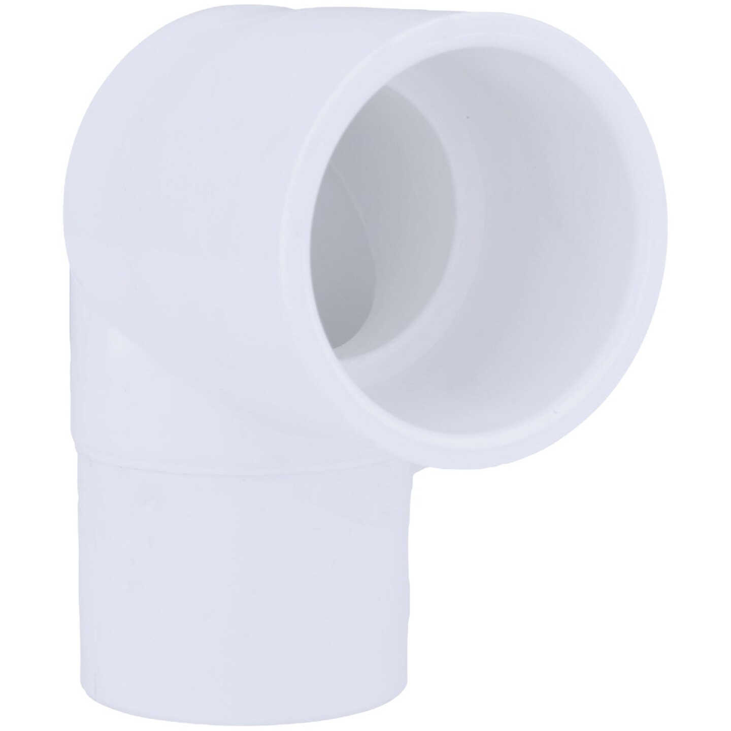 Charlotte Pipe 1-1/4 In. Slip x Spigot Schedule 40 90 Deg. Street PVC Elbow (1/4 Bend) Image 1