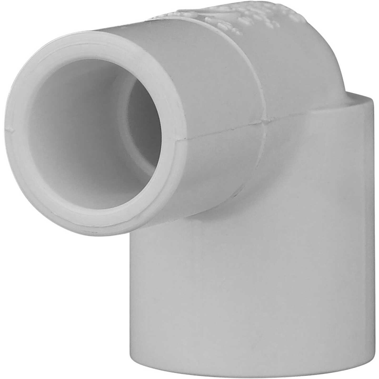 Charlotte Pipe 1/2 In. Slip x Spigot Schedule 40 90 Deg. Street PVC Elbow (1/4 Bend) Image 1