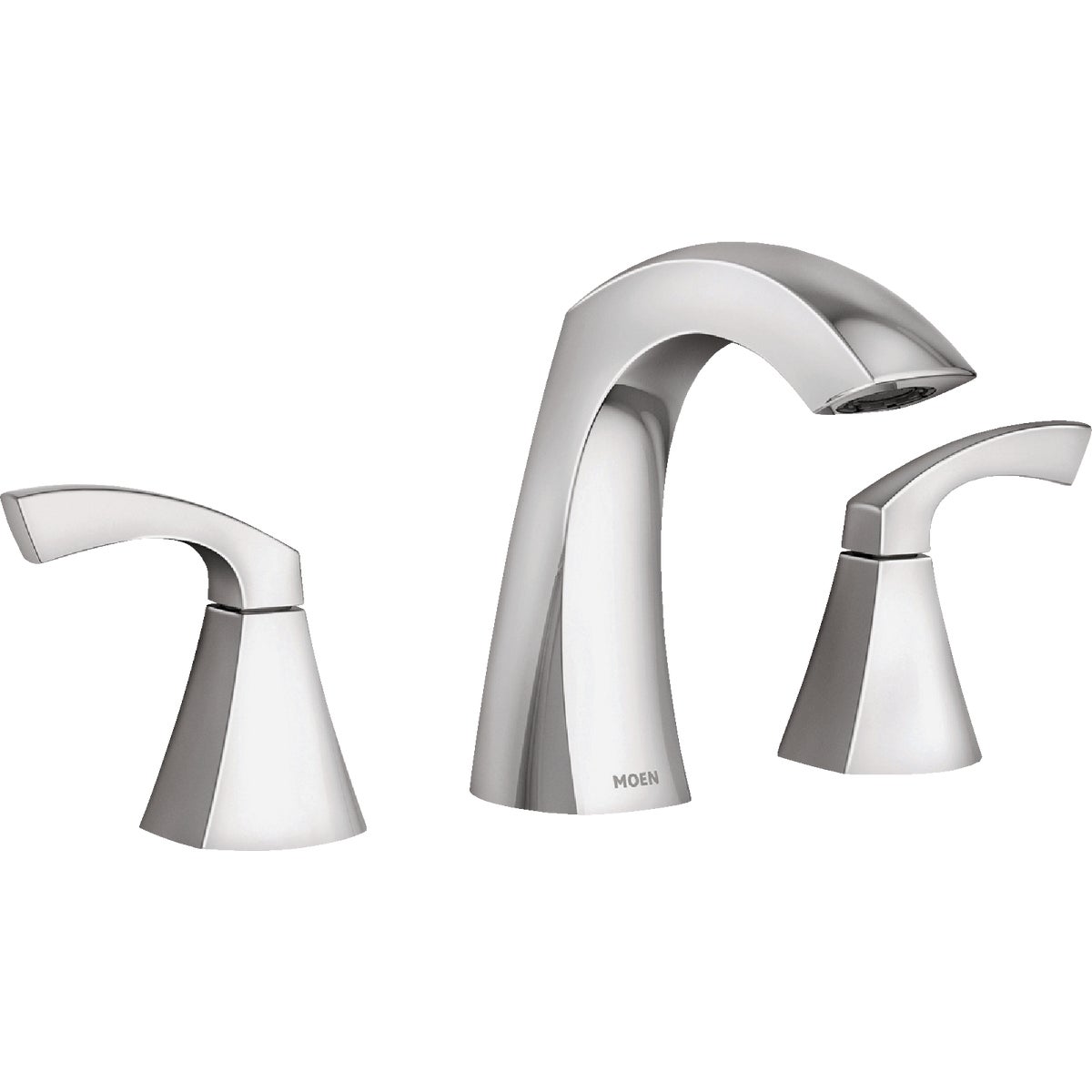 Moen Lindor 2-Handle Lever Widespread Bathroom Faucet, Chrome Image 1